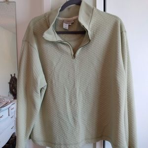 Coldwater Creek quilted sweatshirt, XL